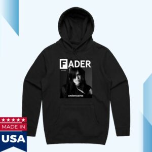 The Fader Merch Store Underscores V2 The Fader Hoodie Black