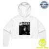 The Fader Merch Store Underscores V2 The Fader Women's Crop Hoodie White 4 The Fader Merch Store Underscores V2 The Fader Women's Crop Hoodie White