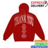 The Fall Off Tour Merch Store J Cole Red Thank You Zipup