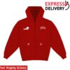 The Fall Off Tour Merch Store J Cole Red Thank You Zipup
