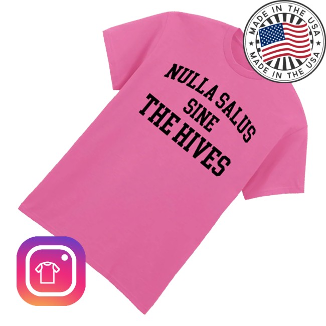 The Hives Merch Store Nulla Salus Pink Tee 3 The Hives Merch Store Nulla Salus Pink Tee