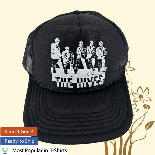 The Hives Merch Store Skeleton Trucker Hat 2 The Hives Merch Store Skeleton Trucker Hat