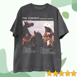 The Strokes Merch Shop Store Reality Awaits Tracklist Tee