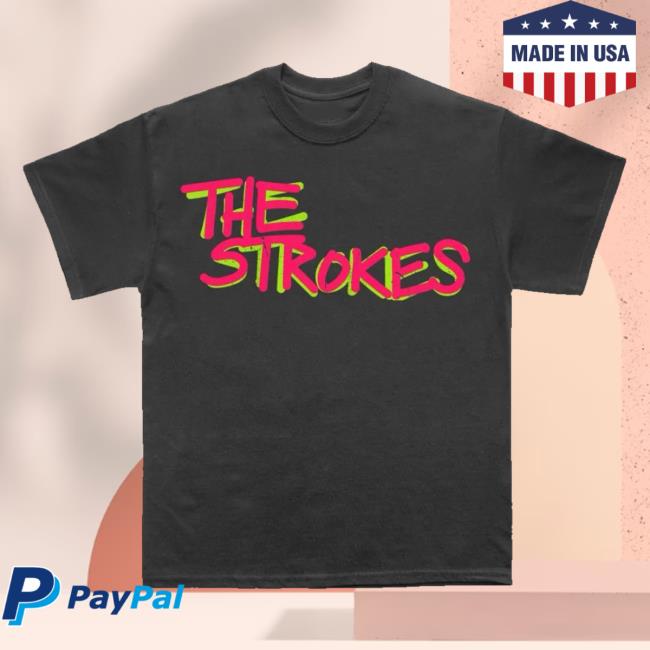 The Strokes Merch Store The Strokes Neon Shadow Tee 2 The Strokes Merch Store The Strokes Neon Shadow Tee