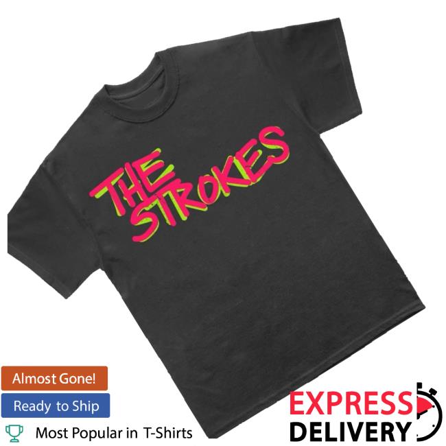 The Strokes Merch Store The Strokes Neon Shadow Tee 3 The Strokes Merch Store The Strokes Neon Shadow Tee