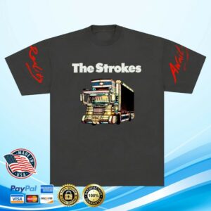 The Strokes Merch Store Reality Awaits The World Tour Tee