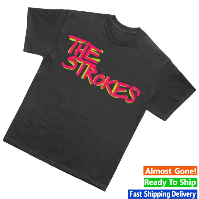 The Strokes Merch Store The Strokes Neon Shadow Tee 3 The Strokes Merch Store The Strokes Neon Shadow Tee