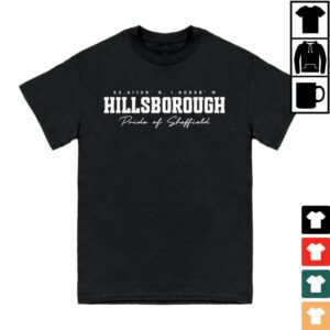 The Terrace Merch Store Shop Sheffield Wednesday Pride Of Sheffield T-Shirt Black