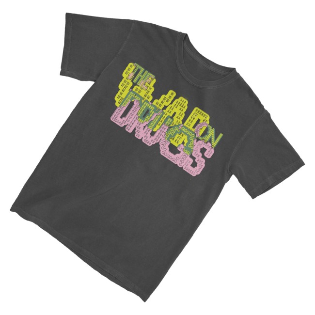 The War On Drugs Store Merch Letter T-Shirt 3 The War On Drugs Store Merch Letter T-Shirt