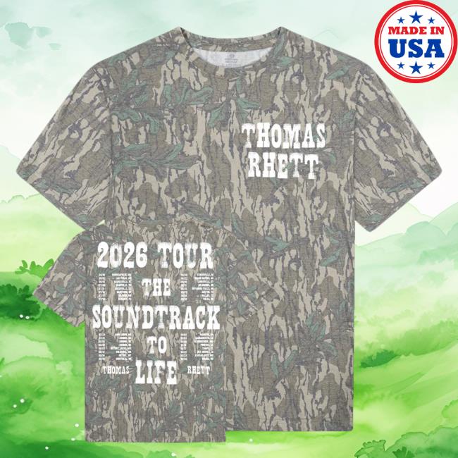 Thomas Rhett Merch Store Shop 2026 Soundtrack To Life Mossy Oak Tee 4 Thomas Rhett Merch Store Shop 2026 Soundtrack To Life Mossy Oak Tee
