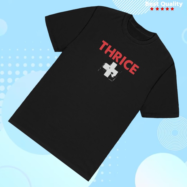 Thrice Merch Store Ambulance Old School Black Tee