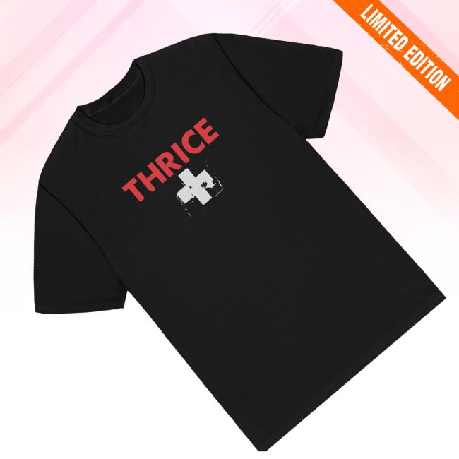 Thrice Merch Store Ambulance Old School Black Tee