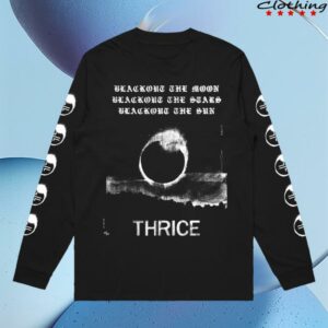 Thrice Merch Store Blackout Long Sleeve
