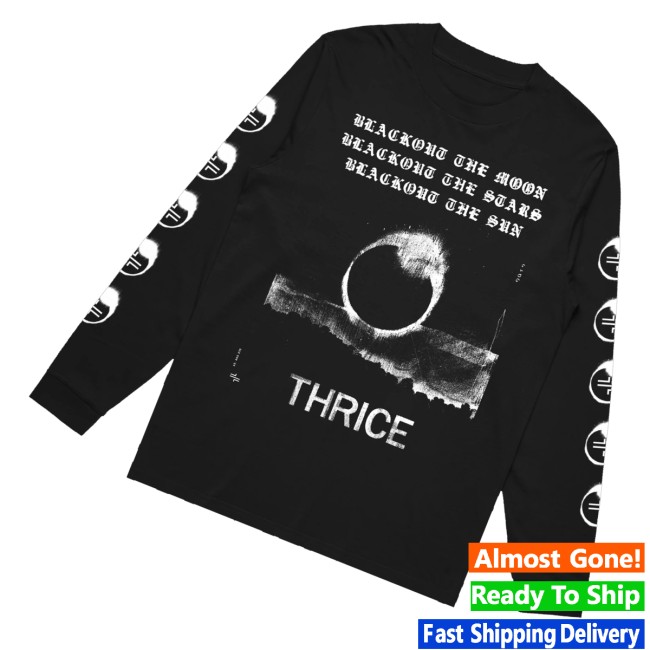 Thrice Merch Store Blackout Long Sleeve