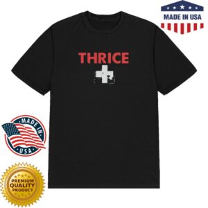 Thrice Store Merch Ambulance Old School Black Shirt
