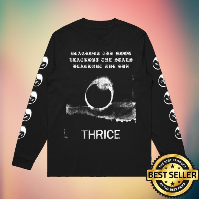 Thrice Store Merch Blackout Long Sleeve