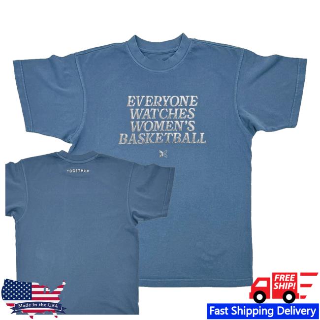 Togethxr Merch Store Everyone Watches Women's Basketball Chrome Tee Togethxr Merch Store Everyone Watches Women's Basketball Chrome Tee