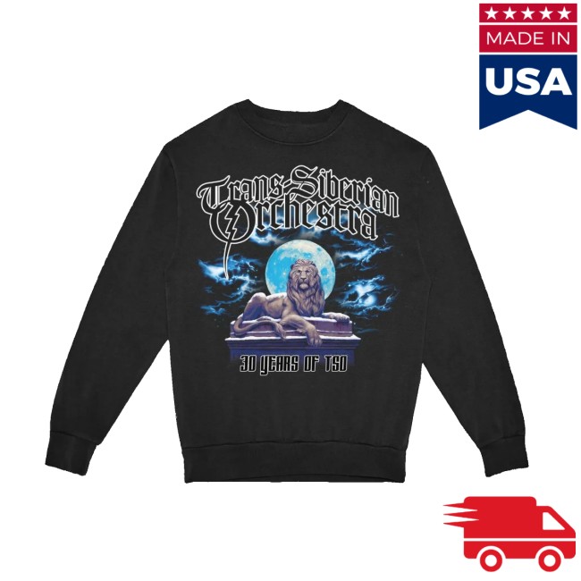 Trans-Siberian Orchestra Merch Store 30 Years Of Tso Anniverfsary Sweatshirt 2 Trans-Siberian Orchestra Merch Store 30 Years Of Tso Anniverfsary Sweatshirt