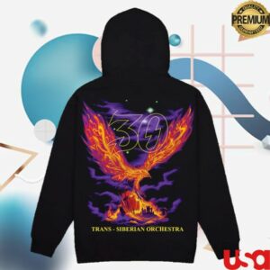Trans-Siberian Orchestra Merch Store 30Th Anniversary Phoenix Hoodie