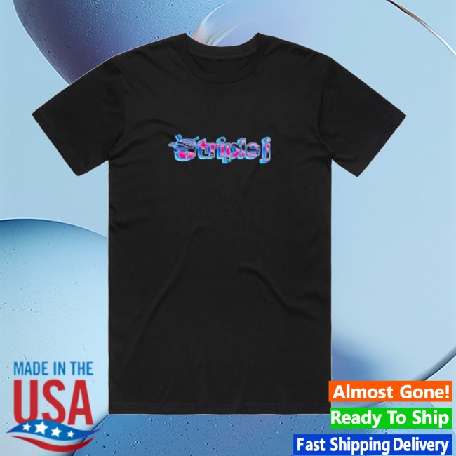Triple J Store Merch Dot Wav Shirt Black 2 Triple J Store Merch Dot Wav Shirt Black