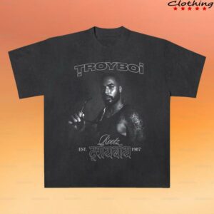 Troy Boi Store Merch Troyboi Rootz Portrait T-Shirt