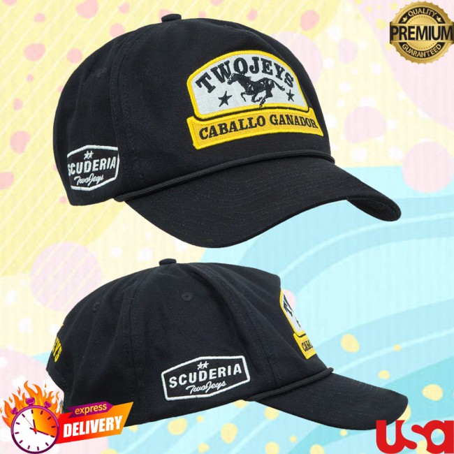 Twojeys Merch Store Caballo Ganador Cap Black