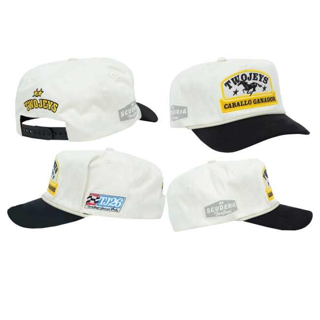 Twojeys Merch Store Caballo Ganador Cream Cap Cream
