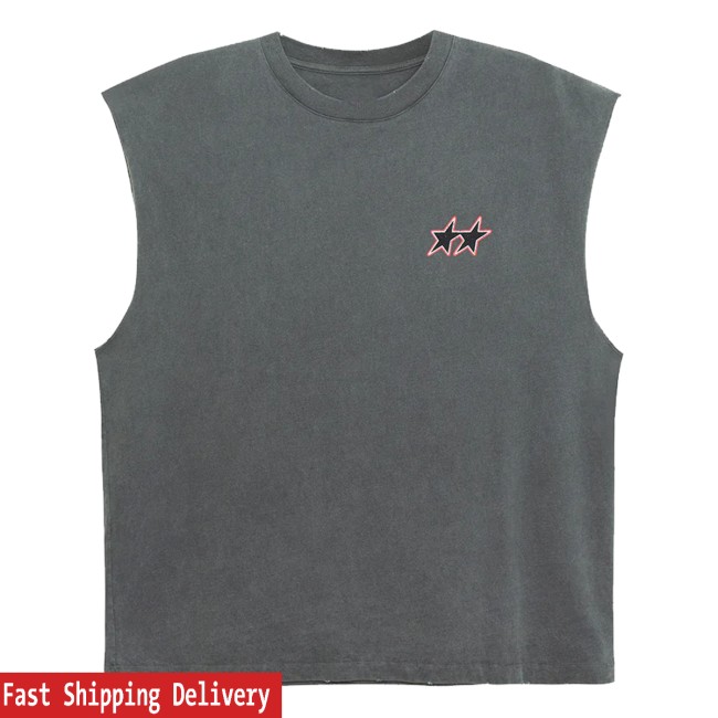 Twojeys Merch Store Twojeys Sleeveless Varsity Tee Ash