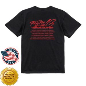 Umeda Cypher Merch Store Rot13 Tour Shirt Black