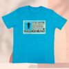 W.A.S.T.E. Merch Store Fitter Happier Cyan Blue T-Shirt 7 W.A.S.T.E. Merch Store Fitter Happier Cyan Blue T-Shirt