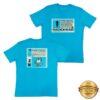 W.A.S.T.E. Merch Store Fitter Happier Cyan Blue T-Shirt