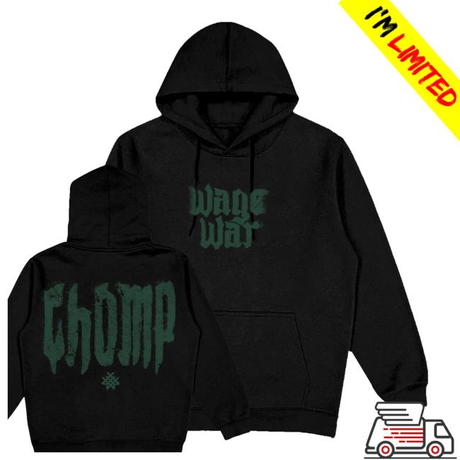 Wage War Band Merch Shop Store Chomp Hoodie Black 5 Wage War Band Merch Shop Store Chomp Hoodie Black