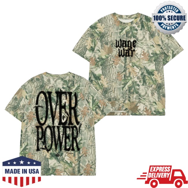 Wage War Store Merch Overpower Tee Camo 5 Wage War Store Merch Overpower Tee Camo