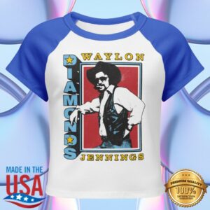 Waylon Shop Merch Women's Diamonds Raglan Baby Tee True Royal