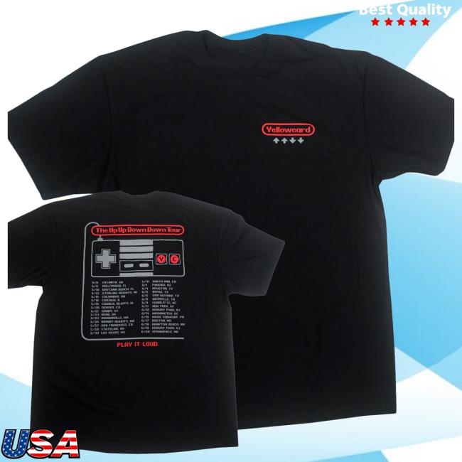 Yellow Card Band Merch Shop Controlled Tour Black T-Shirt 5 Yellow Card Band Merch Shop Controlled Tour Black T-Shirt