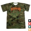 Yellow Card Band Merch Shop Gothic Logo Camo T-Shirt