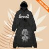 Yungblud Store Merch Bludfest Line Up Hoodie