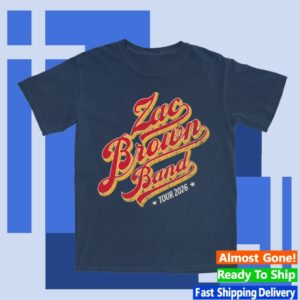 Zac Brown Band Merch Store Bomber Navy Tee