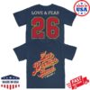 Zac Brown Band Merch Store Bomber Navy Tee