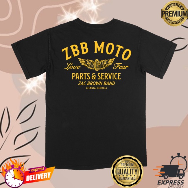 Zac Brown Band Merch Store Moto Black Shirt 3 Zac Brown Band Merch Store Moto Black Shirt