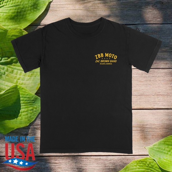Zac Brown Band Merch Store Moto Black Shirt 4 Zac Brown Band Merch Store Moto Black Shirt
