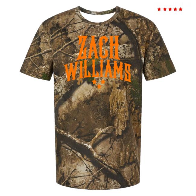 Zach Williams Music Merch Store Zach Williams Logo Camo Tee