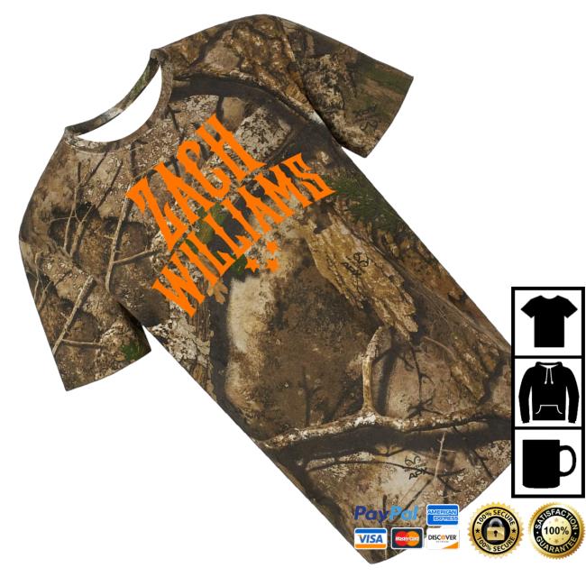 Zach Williams Music Merch Store Zach Williams Logo Camo Tee