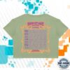 Acl Music Festival Merch Store Shop Daisy Lineup Crop Tee