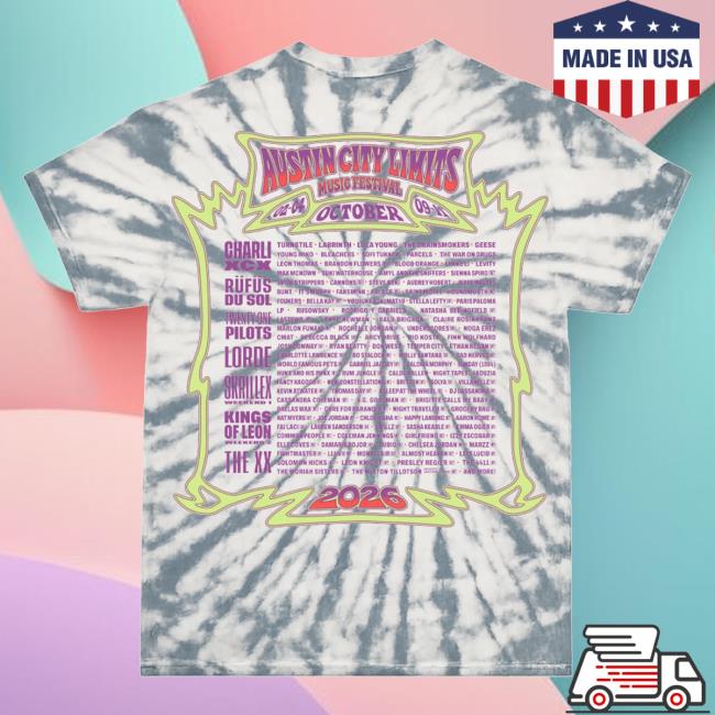 Acl Music Festival Merch Store Shop Daisy Lineup Tee 4 Acl Music Festival Merch Store Shop Daisy Lineup Tee