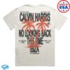 Calvin Harris Merch Shop Store Ecru Palm Tree T-Shirt