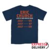 Eric Church Merch Shop Store Navy Red Rocks 2026 Event Tee