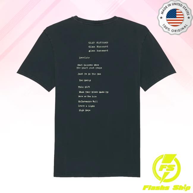 Glen Hansard Store Merch Dont Settle Transmissions West T Shirt Black 4 Glen Hansard Store Merch Dont Settle Transmissions West T Shirt Black