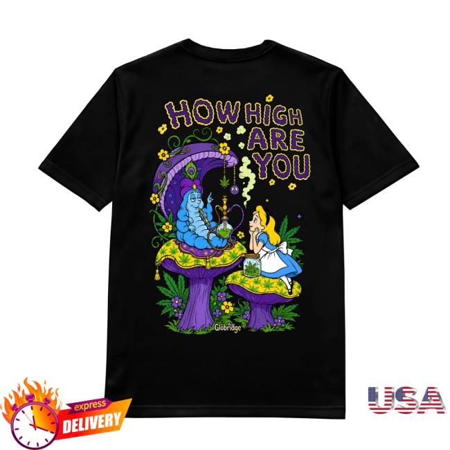 Globridge Studio Store Shop Merch How High Are You Psychedelic Mushroom Graphic Tee 4 Globridge Studio Store Shop Merch How High Are You Psychedelic Mushroom Graphic Tee