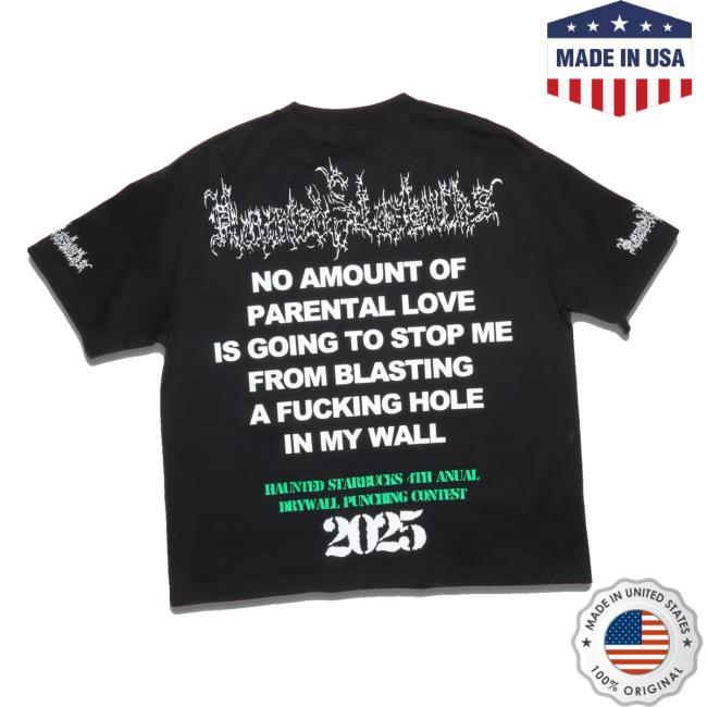 Haunted Starbucks Merch Store Shop Drywall Tee 4 Haunted Starbucks Merch Store Shop Drywall Tee